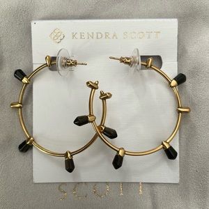 Kendra Scott Frida Hoops Vintage Gold